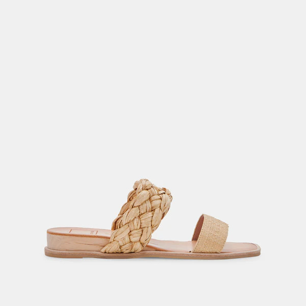 PERSEY SANDALS LT NATURAL RAFFIA | DolceVita.com