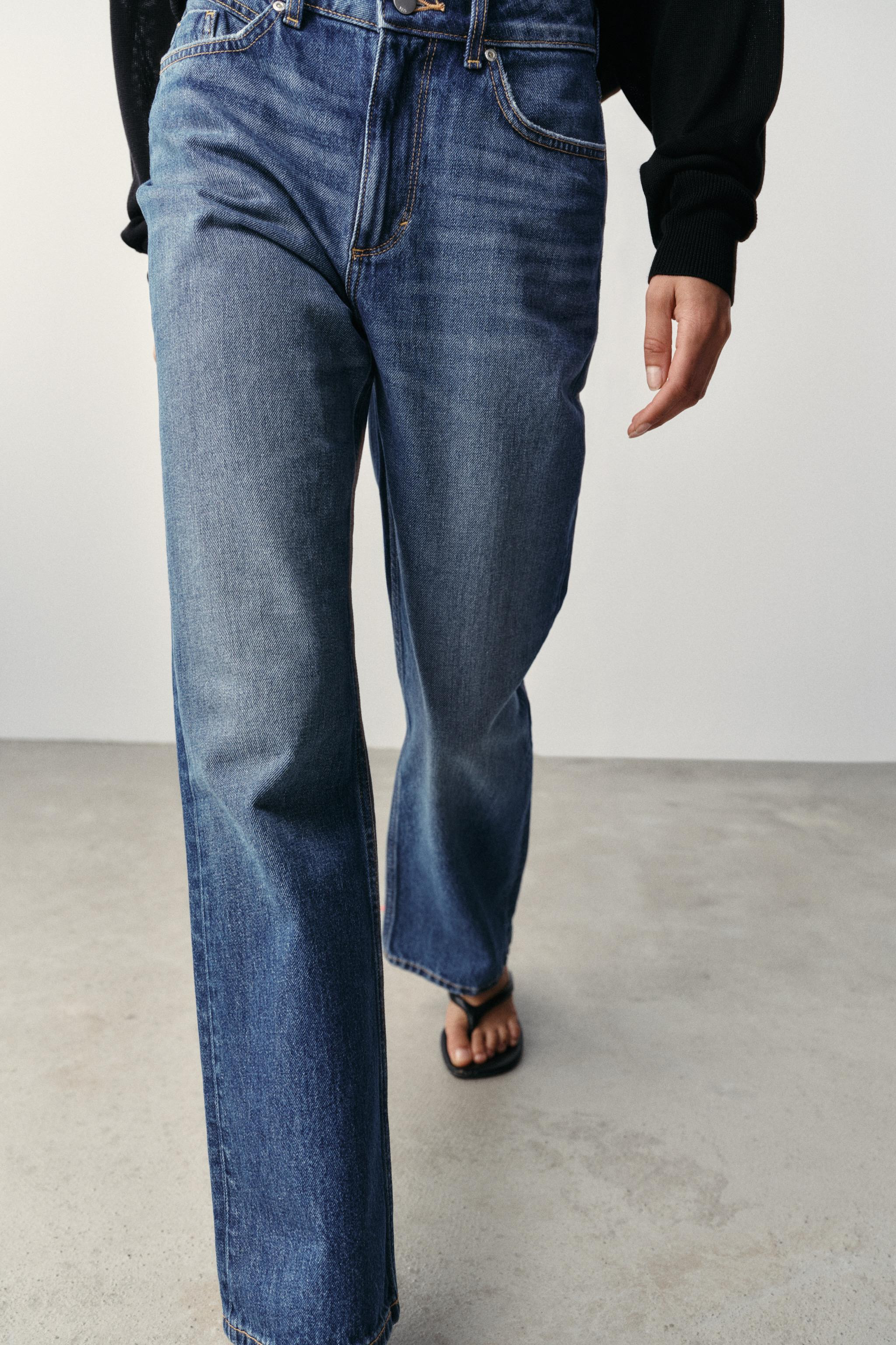 Z1975 HIGH-WAIST REGULAR LONG-LENGTH JEANS | Zara UK