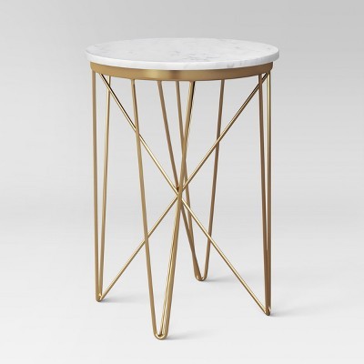 Marble Top Round Table Gold - Project 62™ | Target