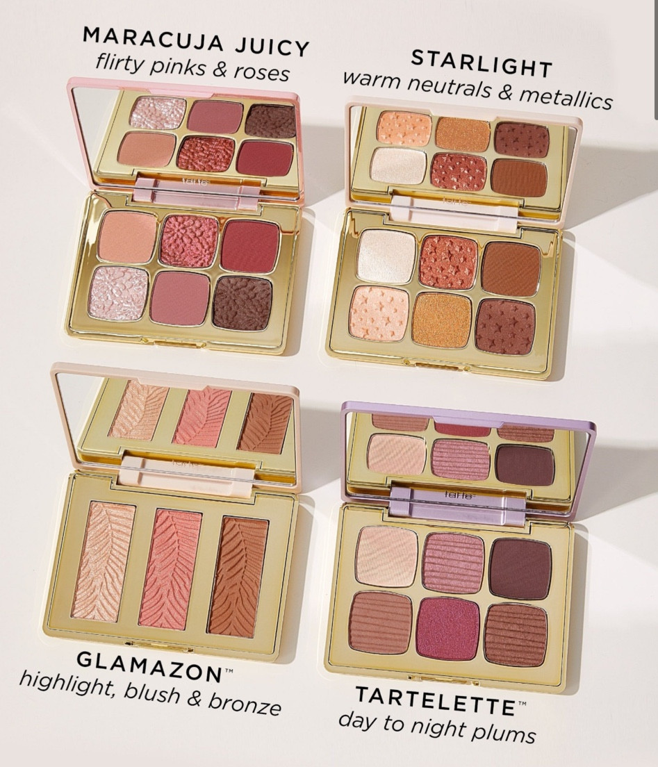 Cyber Monday steal! 4 Tarte palettes for $35 after using Code CYBER! 

#LTKCyberWeek #LTKGiftGuide #LTKsalealert