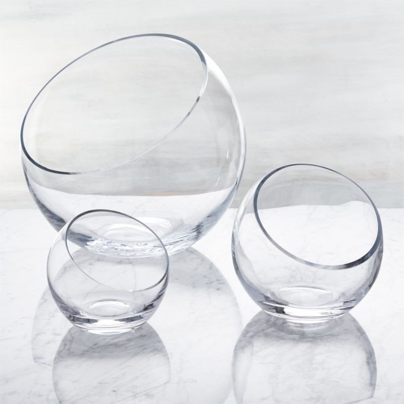 Tilt 5.5"-11" Bowls | Crate and Barrel | Crate & Barrel