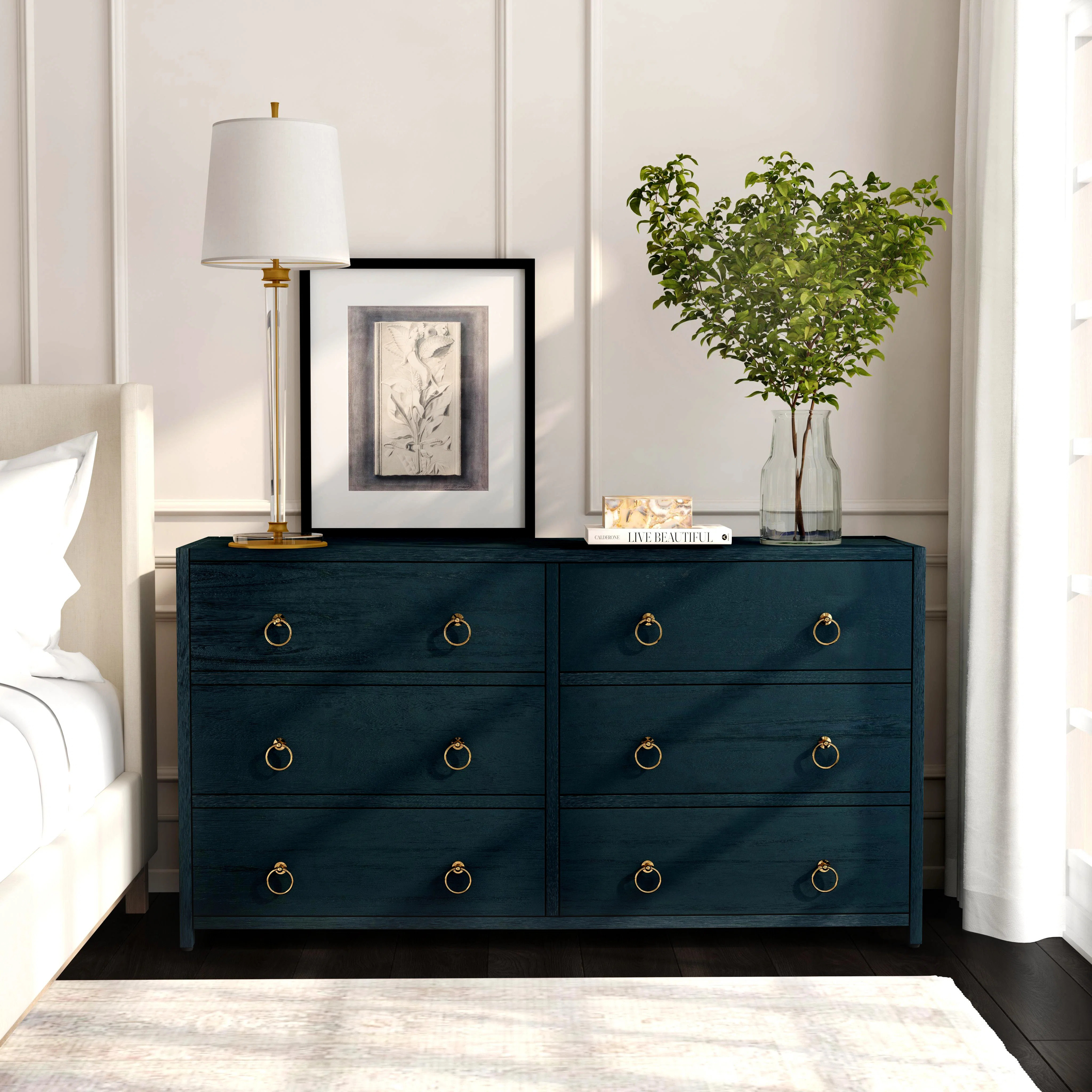 Butler Lark 6 Drawer Dresser & Reviews | Perigold | Perigold