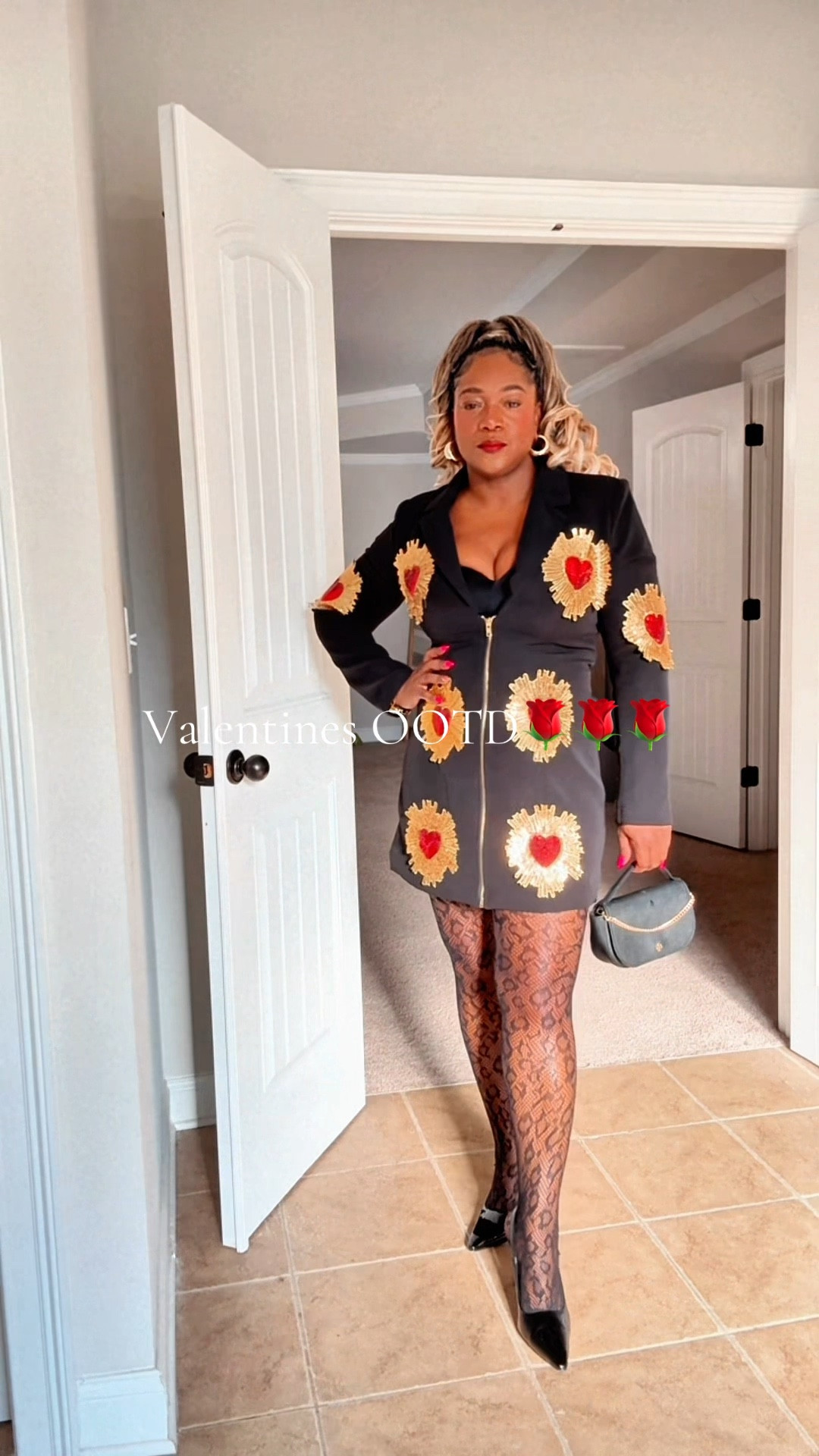 OOTD: Heart & Heat Edition ❤️‍🔥

Structured black blazer dress from Akeri with bold gold bursts and red hearts because subtle was never the assignment. Paired with leopard tights from Amazon to add texture and that “legs for days” energy.

Mini bag is Tory Burch — grown woman statement piece.
Shoes are also from Amazon — because style doesn’t have to break the bank.

Over 40. Still fine AF.
Not competing. Just evolving.
Confidence hits different when you’ve earned it.


#LTKBeauty #LTKOver40 #LTKootd