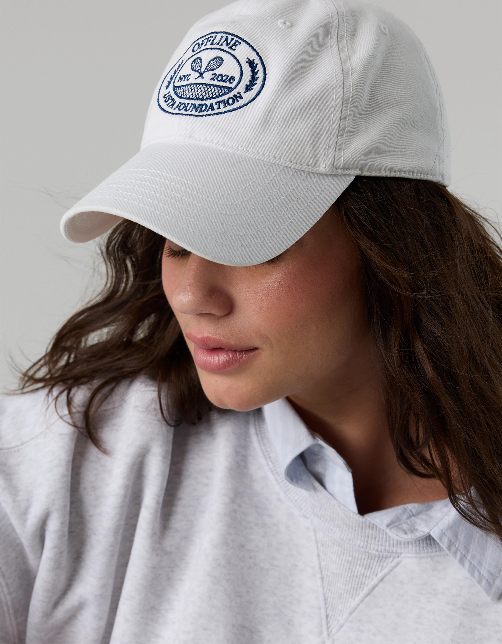 OFFLINE By Aerie x USTA Foundation Cotton Twill Baseball Hat | Aerie