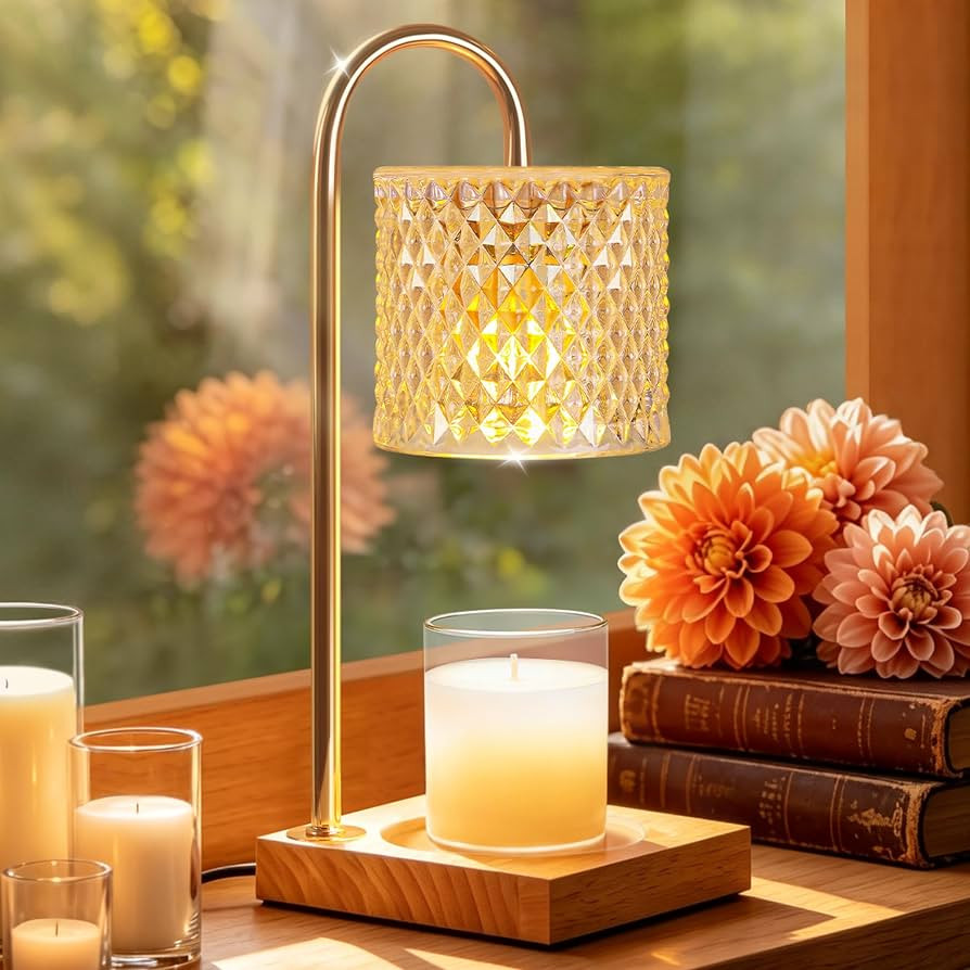 TigQiang Candle Warmer Lamp with Timer Dimmer, Birthday Gifts for Women Mom, House Warming Gifts,... | Amazon (US)