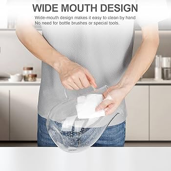 3L Extra Large Glass Pitcher Water Jug – Borosilicate Glass Beverage Dispenser for Sangria, Fru... | Amazon (US)