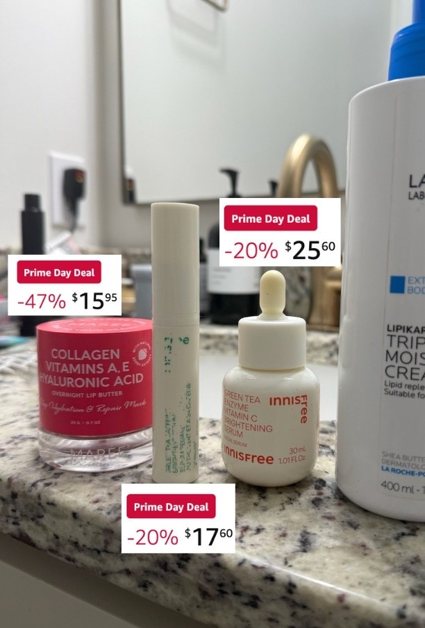 skincare products I love that are on sale for prime day! 

#LTKFindsUnder50 #LTKSaleAlert