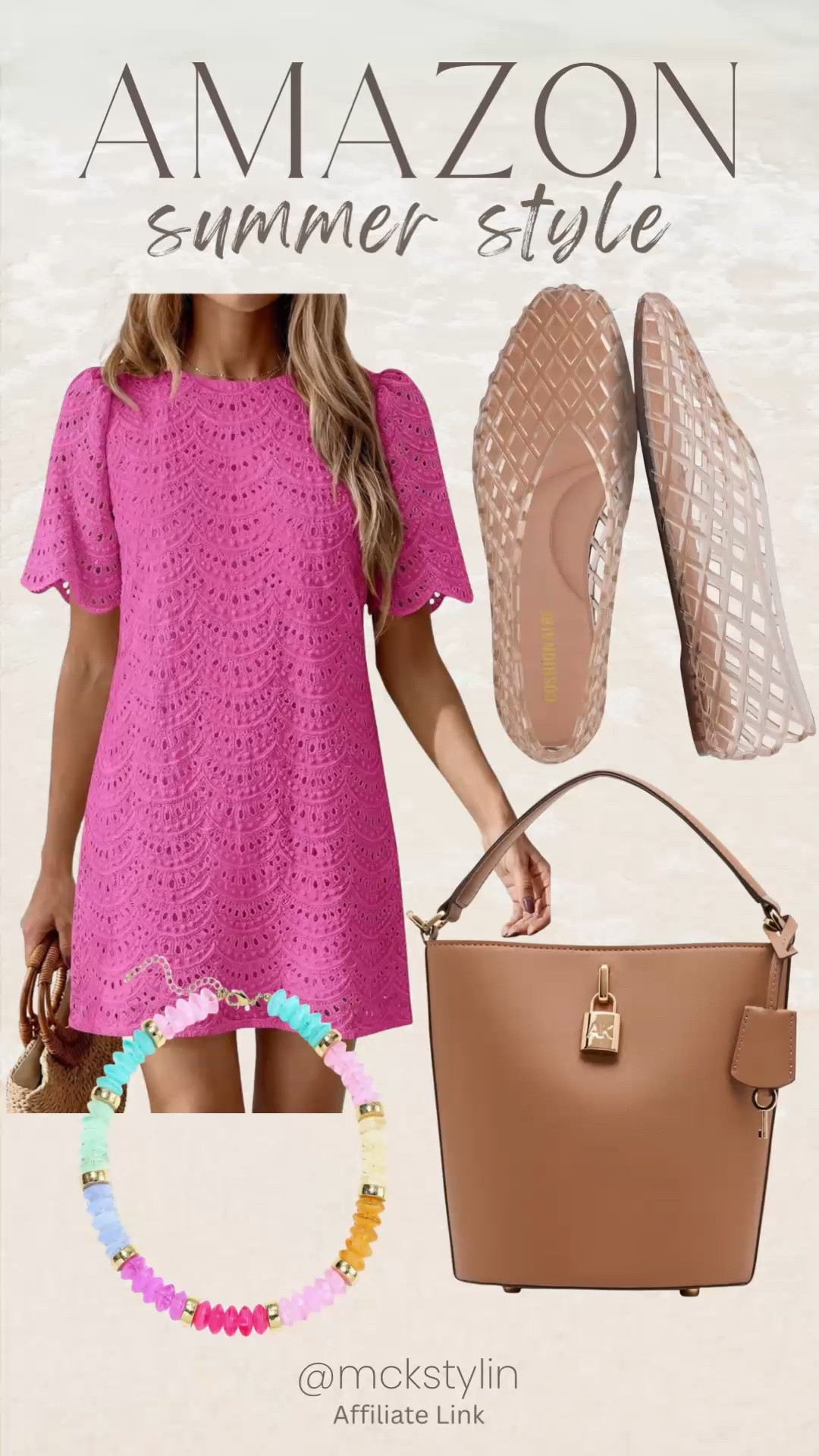 A bright summer look featuring these trendy jelly flats.

#LTKootd #LTKSeasonal #LTKOver40