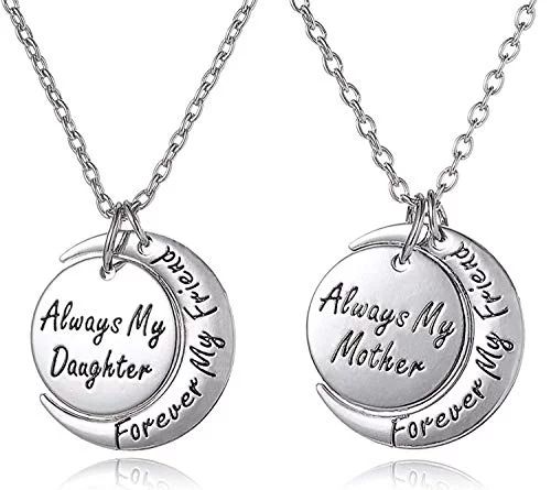 Mothers Day Jewelry Gift from Daughter, Mom & Daughter Necklace Set for 2 - ''Always My Mother/Da... | Walmart (US)