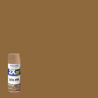 Rust-Oleum American Accents 2X Ultra Cover Satin Nutmeg Oil-based Spray paint and primer in one (... | Lowe's