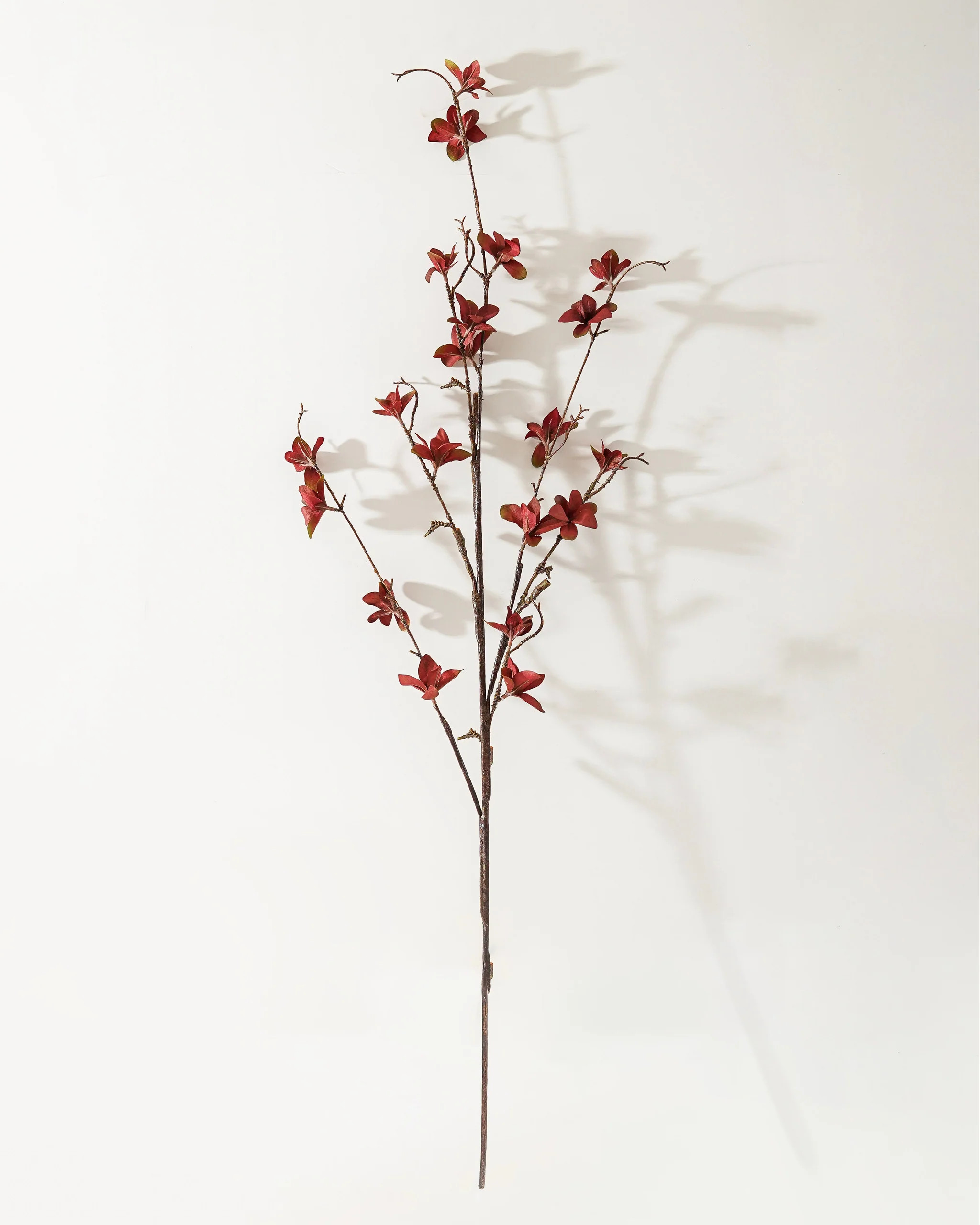 Burgundy Magnolia Blossom Spray | MJHome