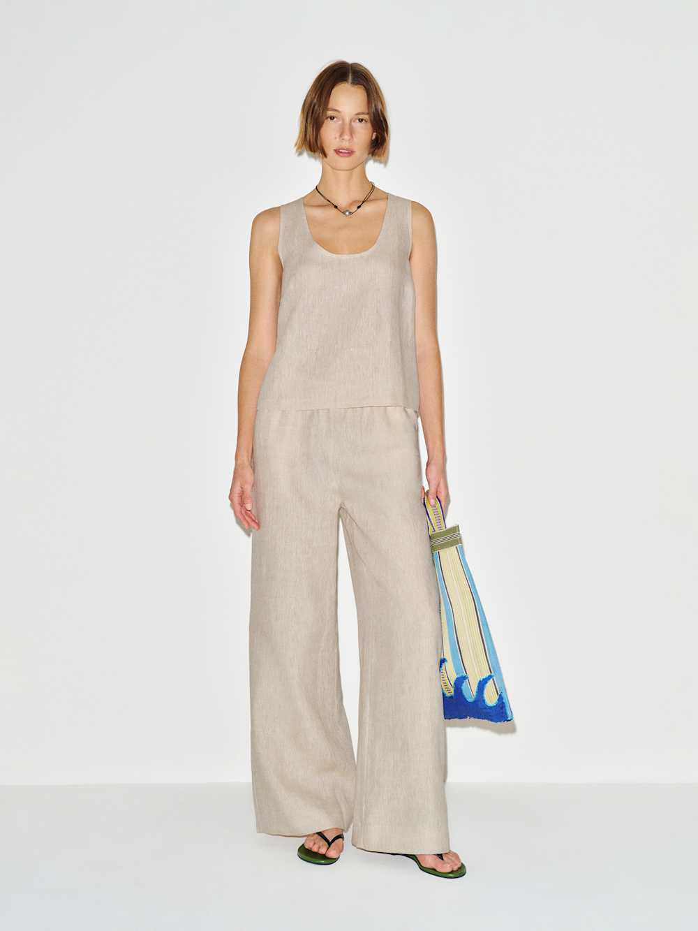 Lenora Linen Two Piece | Reformation (Global)