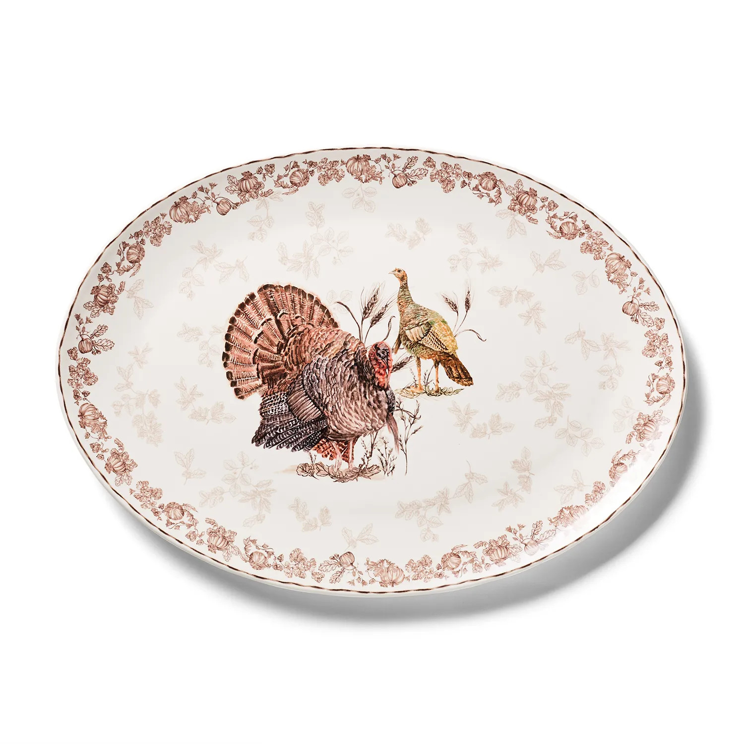 Sur la table Thanksgiving Harvest Turkey Oval Platter | Sur La Table
