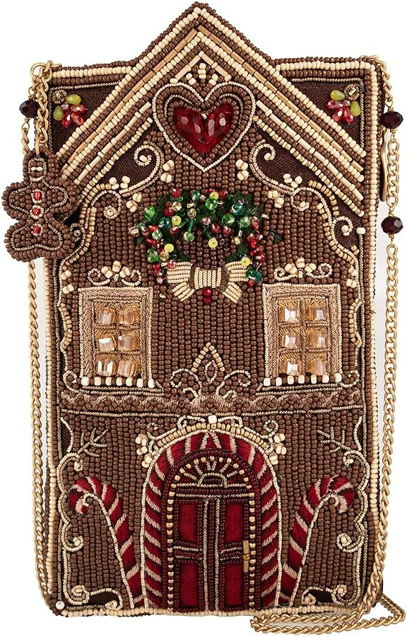 Mary Frances Candy Cottage Beaded Crossbody Phone Bag | Amazon (US)