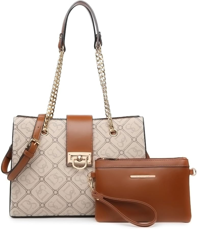 Dasein Leather Handbag Tote Hobo Bag for Women Shoulder Purse Top Handle Satchel Bag with Matchin... | Amazon (US)