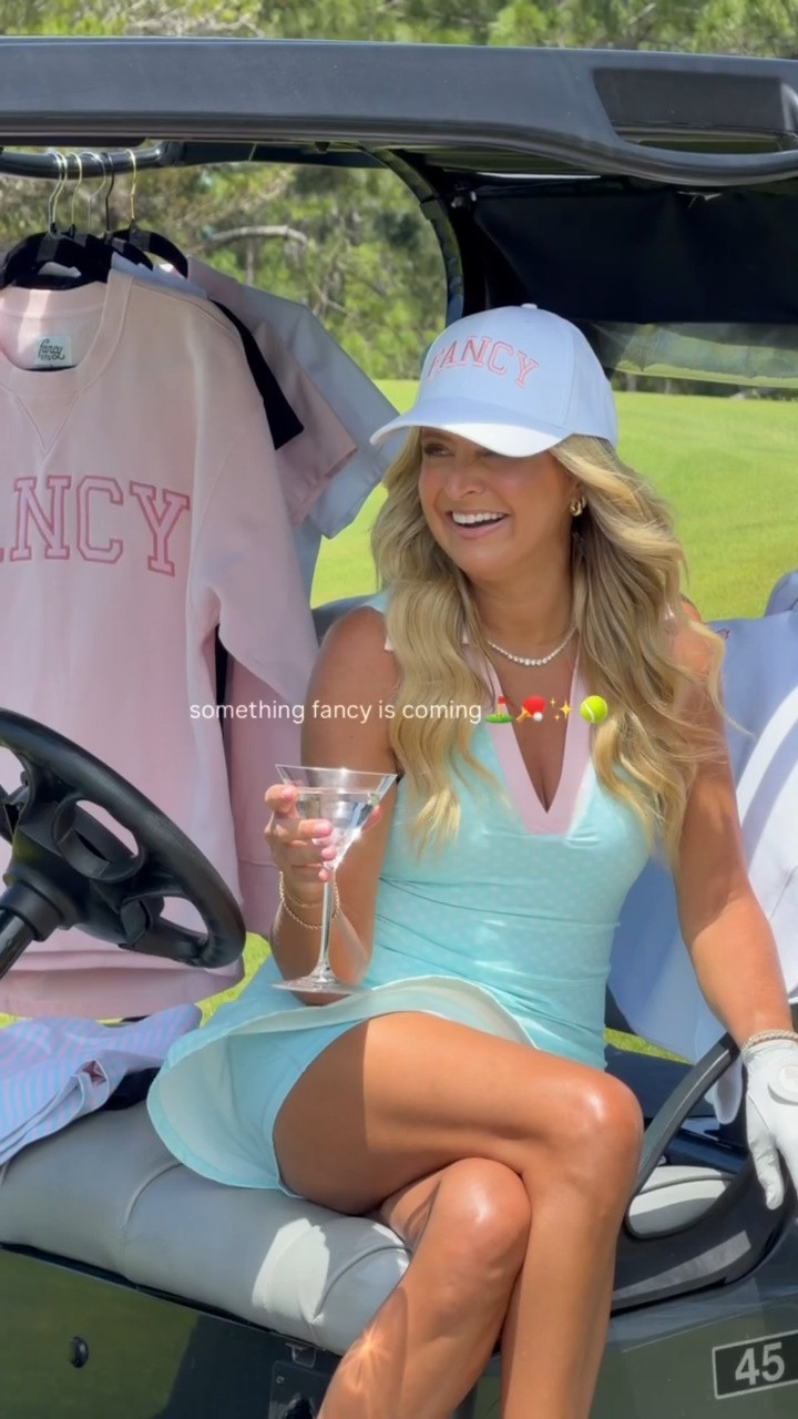 Shop this feminine preppy summer outfit, golf outfit inspiration, tennis dress, white cap, and all the details on LTK! 💗 

 #LTKmomlife #LTKSeasonal #LTKActive