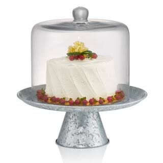 Artland 8 in. Dia Cake Dome with Galvanized Stand 10 in. High-10379A - The Home Depot | The Home Depot