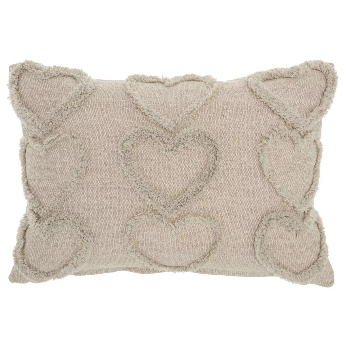 14"x20" Oversize Life Styles Raised Hearts Lumbar Throw Pillow - Mina Victory | Target