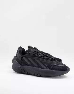 adidas Originals Ozelia trainers in triple black | ASOS | ASOS (Global)