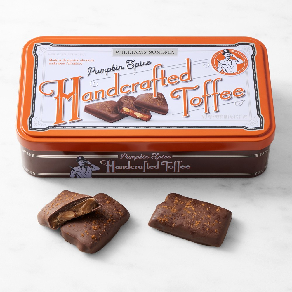 Williams Sonoma Pumpkin Spice Handcrafted Toffee | Williams-Sonoma