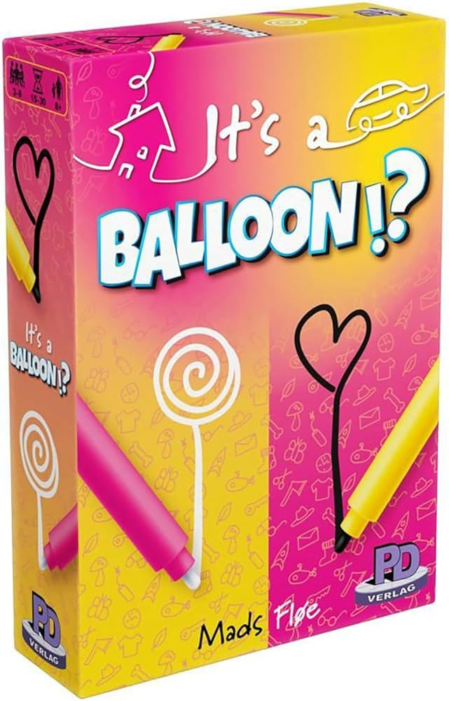 Rio Grande Games: It's A Balloon - Word Guessing Drawing Game, Hilarious Party Game, Interactive ... | Amazon (US)