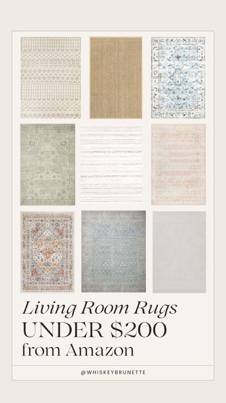 Gorgeous living room rugs that are under $200! Spruce up your space for spring with these affordable Amazon rugs.

Living Room Rug | Neutral Living Room Rugs | Living Room Rug | Modern Living Room Rug

#LTKhome #LTKsalealert #LTKfamily