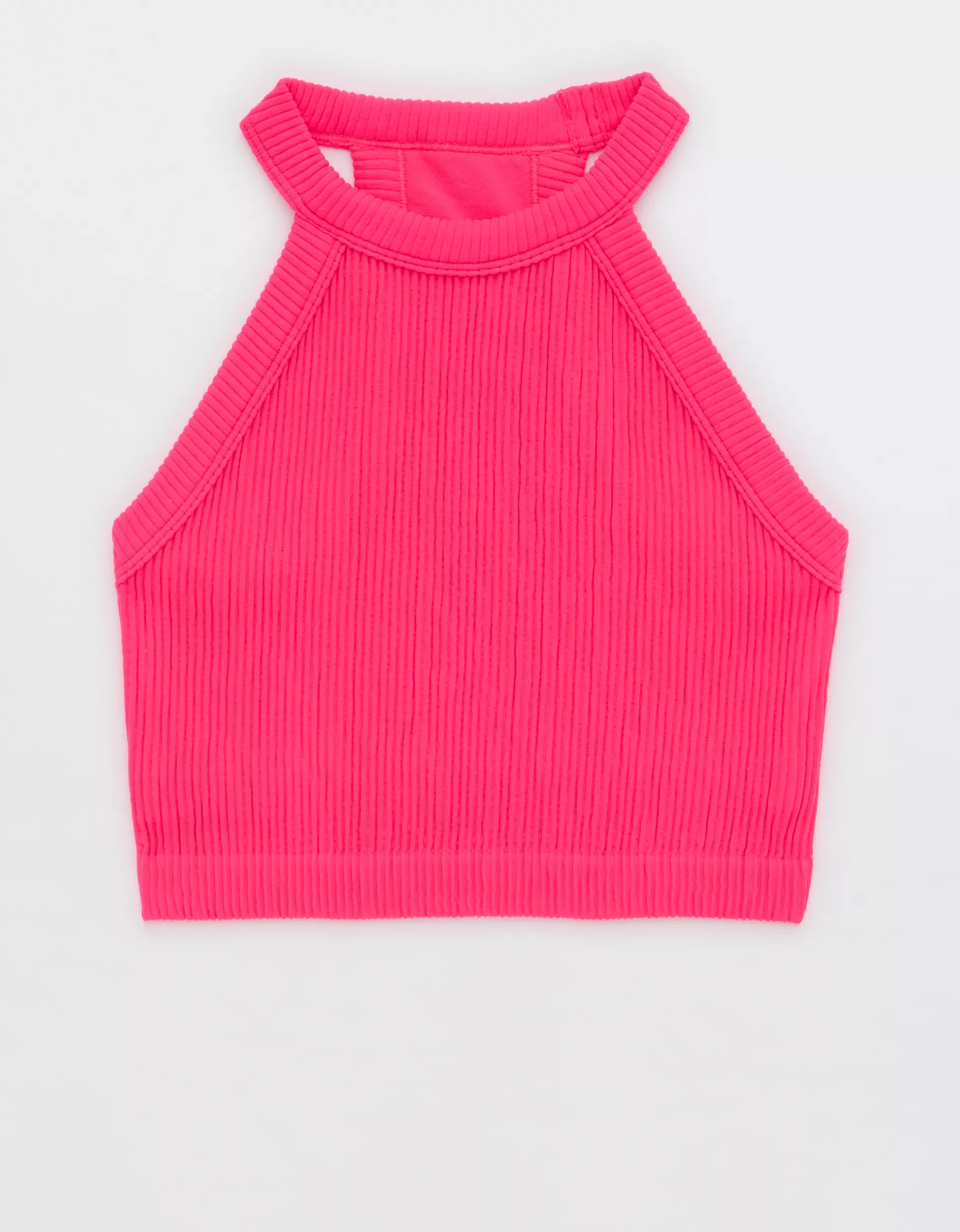 Aerie Seamless High Neck Bra Top | American Eagle Outfitters (US & CA)