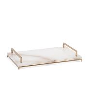 16in Alabaster Tray | Marshalls