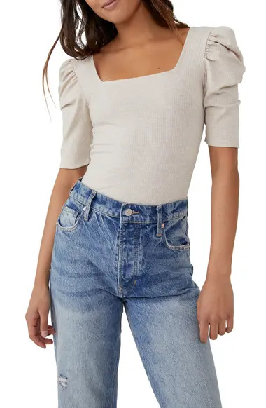 Free People Night Lily Rib Crop Top | Nordstrom
