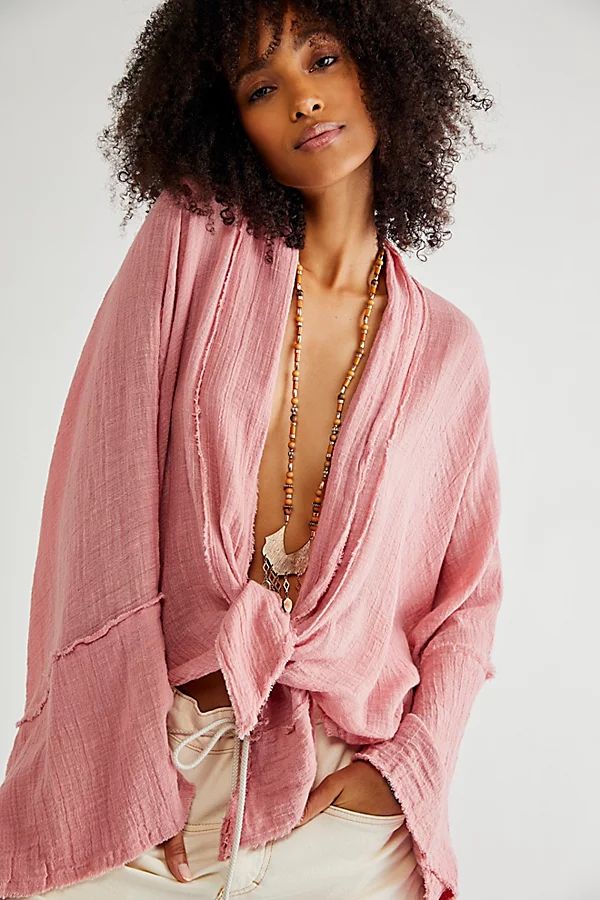 FP One Azalea Kimono by FP One at Free People, Dusty Rose, XS/S | Free People (Global - UK&FR Excluded)