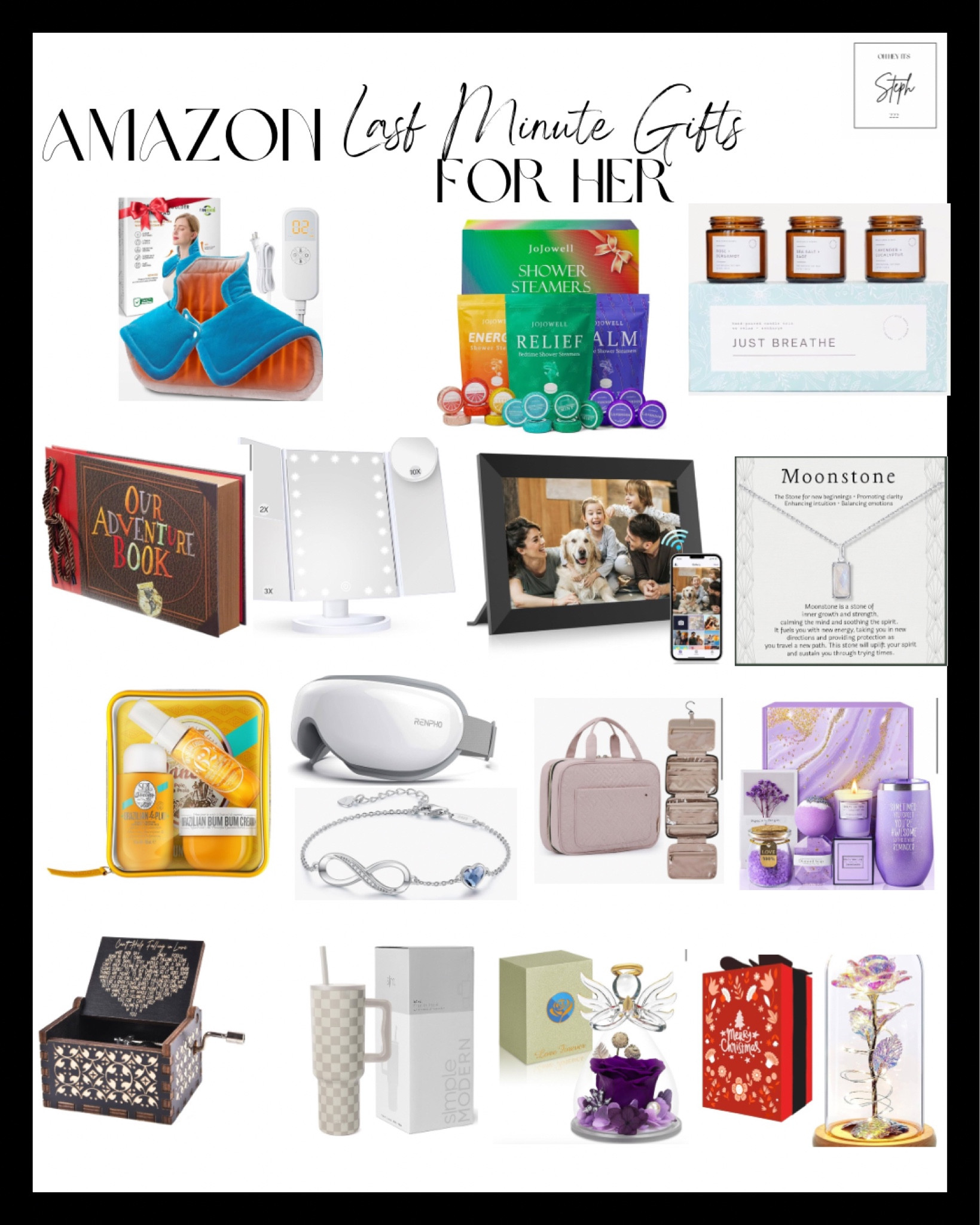 Last minute Amazon gifts for her gift guide 

#LTKGiftGuide #LTKHoliday #LTKFindsUnder100