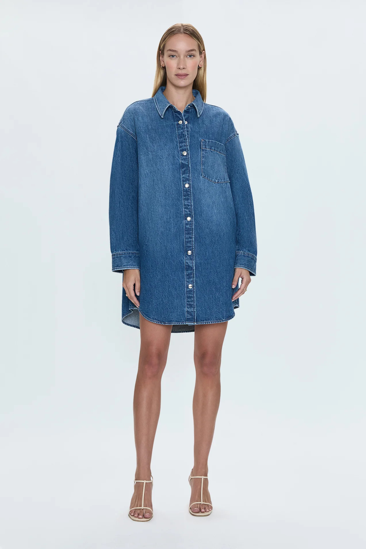 Elle Shirt Dress - Karat | Pistola Denim