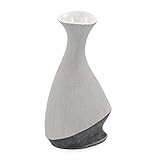 Howard Elliot Balance Small Two Toned Gray and White Vase, Elegant Rustic Modern Decorative Ceramic  | Amazon (US)