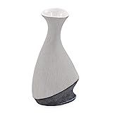 Howard Elliot Balance Small Two Toned Gray and White Vase, Elegant Rustic Modern Decorative Ceramic  | Amazon (US)