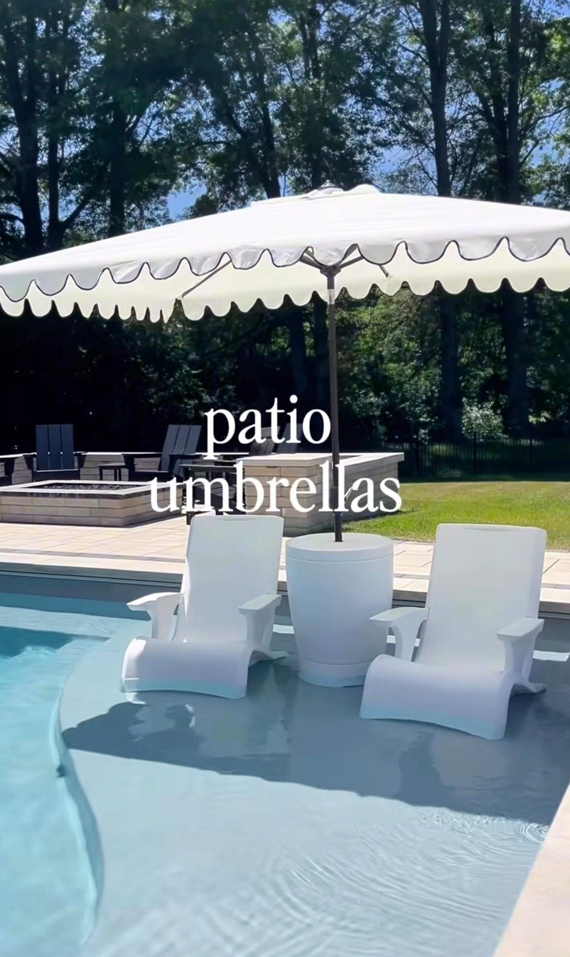 Poolside lounging just got better with these patio umbrellas. Stay cool and stylish! #poolsidevibes #outdoorfun

#LTKHome #LTKSeasonal