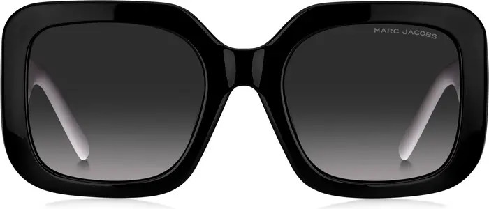 53mm Gradient Polarized Square Sunglasses | Nordstrom