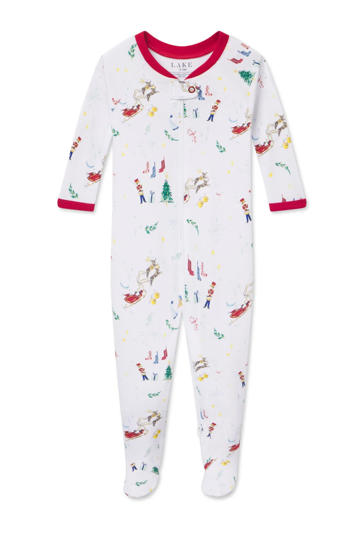 Baby Sleeper in Night Before Christmas | Lake Pajamas