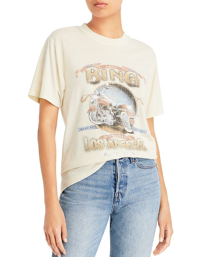 Lili Cotton Biker T-Shirt | Bloomingdale's (US)