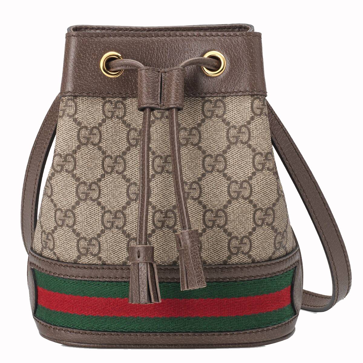 Gucci Ophidia Bucket Bag GG Supreme Mini Beige/Ebony | StockX