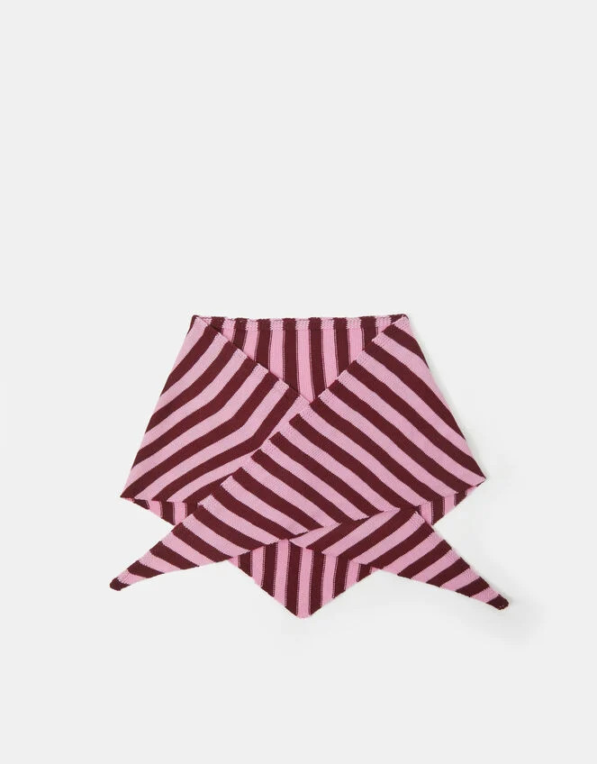 Accessorize x Good Manners Stripe Knitted Triangle Scarf | Accessorize (Global)