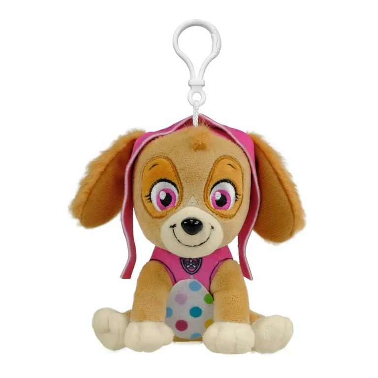 Paw Patrol Skye with Easter Egg Easter Plush Clip by Ruz, Pink | Walmart (US)