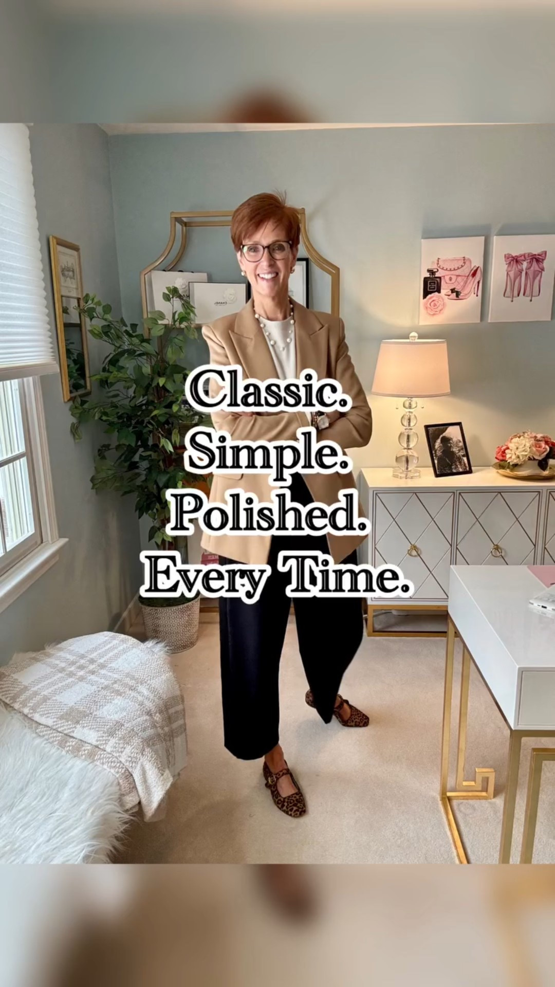 Classic, simple, and polished is the goal — especially in winter.

Want the links? Like, Follow & Comment CLASSIC and I’ll send links right to your DM.

This is the kind of outfit I actually reach for when I want to feel put together without trying too hard. Soft neutrals, one tailored layer, comfortable pants, and a subtle pattern to keep things interesting. Nothing trendy. Nothing complicated. Just pieces that work.

I know outfit formulas are helpful, but sometimes it’s just about knowing your style and repeating what makes you feel confident. This is one of those looks for me.
If you’re building a wardrobe around timeless pieces you’ll wear again and again, save this — and tell me: do you gravitate more toward neutrals, or do you need a little pattern like leopard to feel finished?

#ClassicStyleWomen #WinterOutfitInspo #StyleOver40 #PolishedEveryday

#LTKootd #LTKOver40 #LTKTall