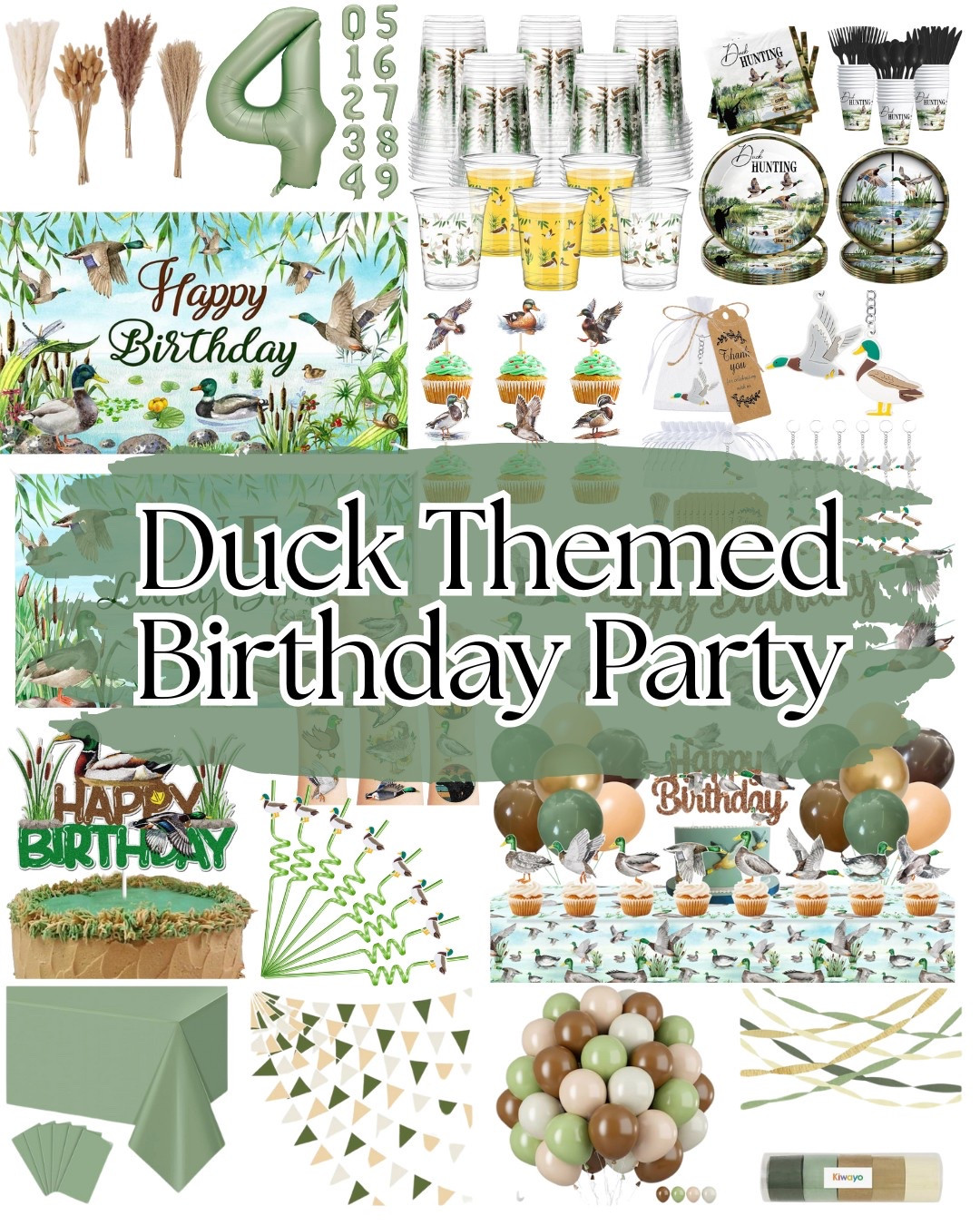 #DuckThemedParty #BirthdayPartyIdeas #KidsBirthdayParty #OutdoorPartyTheme #LTKKids #LTKParty #BoyMomLife #PartyInspo #CountryKids #DuckDecor #PartyPlanning #LTKFinds #RusticPartyVibes #HuntingBirthday #MomLife

#LTKSaleAlert #LTKParties #LTKKids