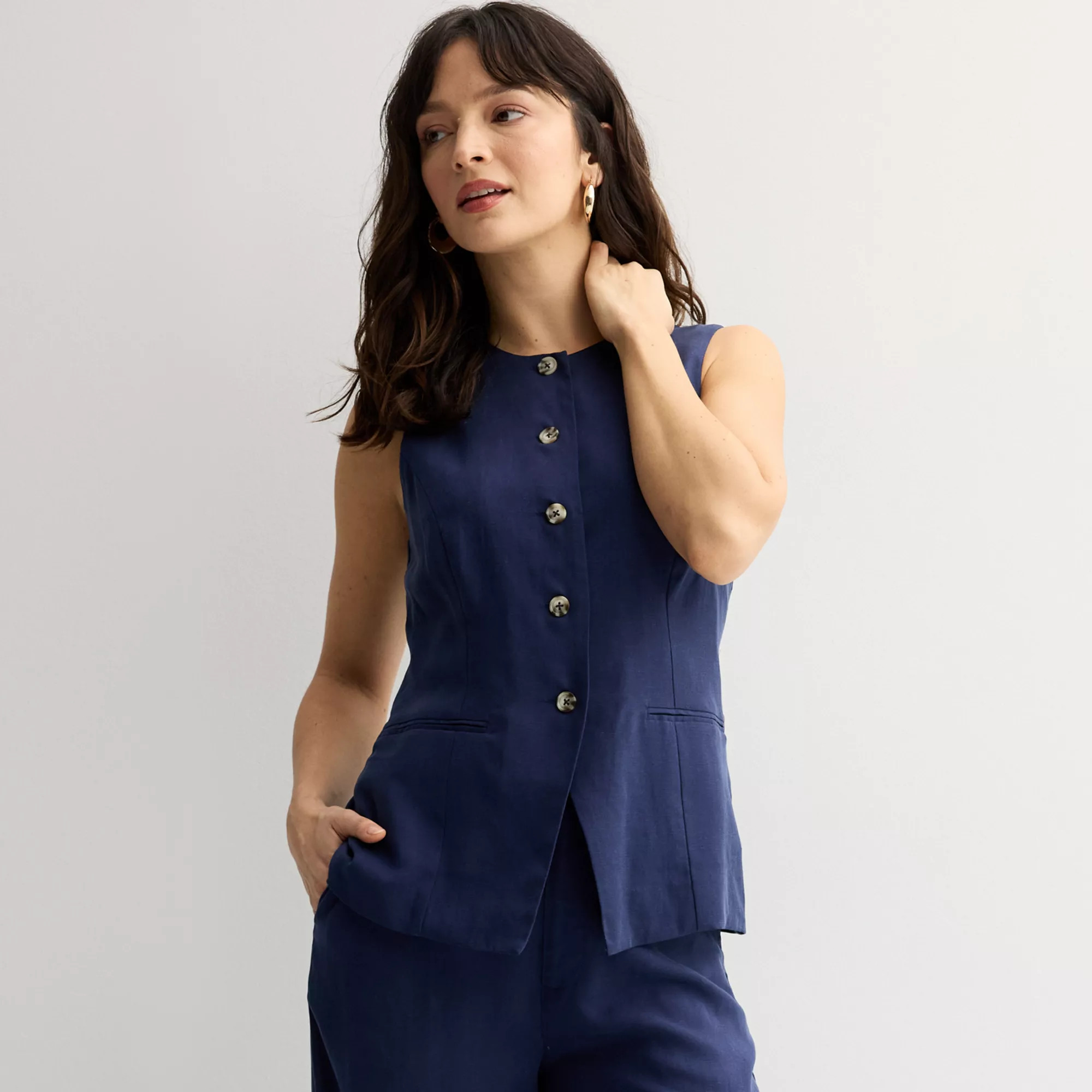 Women's Fourth + Bay Polished Vest | Kohl's