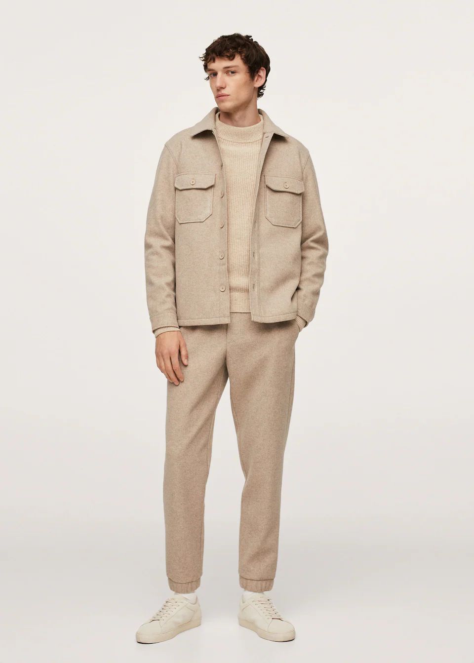 Pocket textured jacket | MANGO (US)