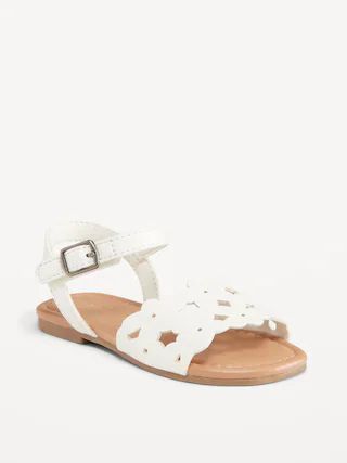 Faux-Leather Cutout Sandals for Toddler Girls | Old Navy (US)