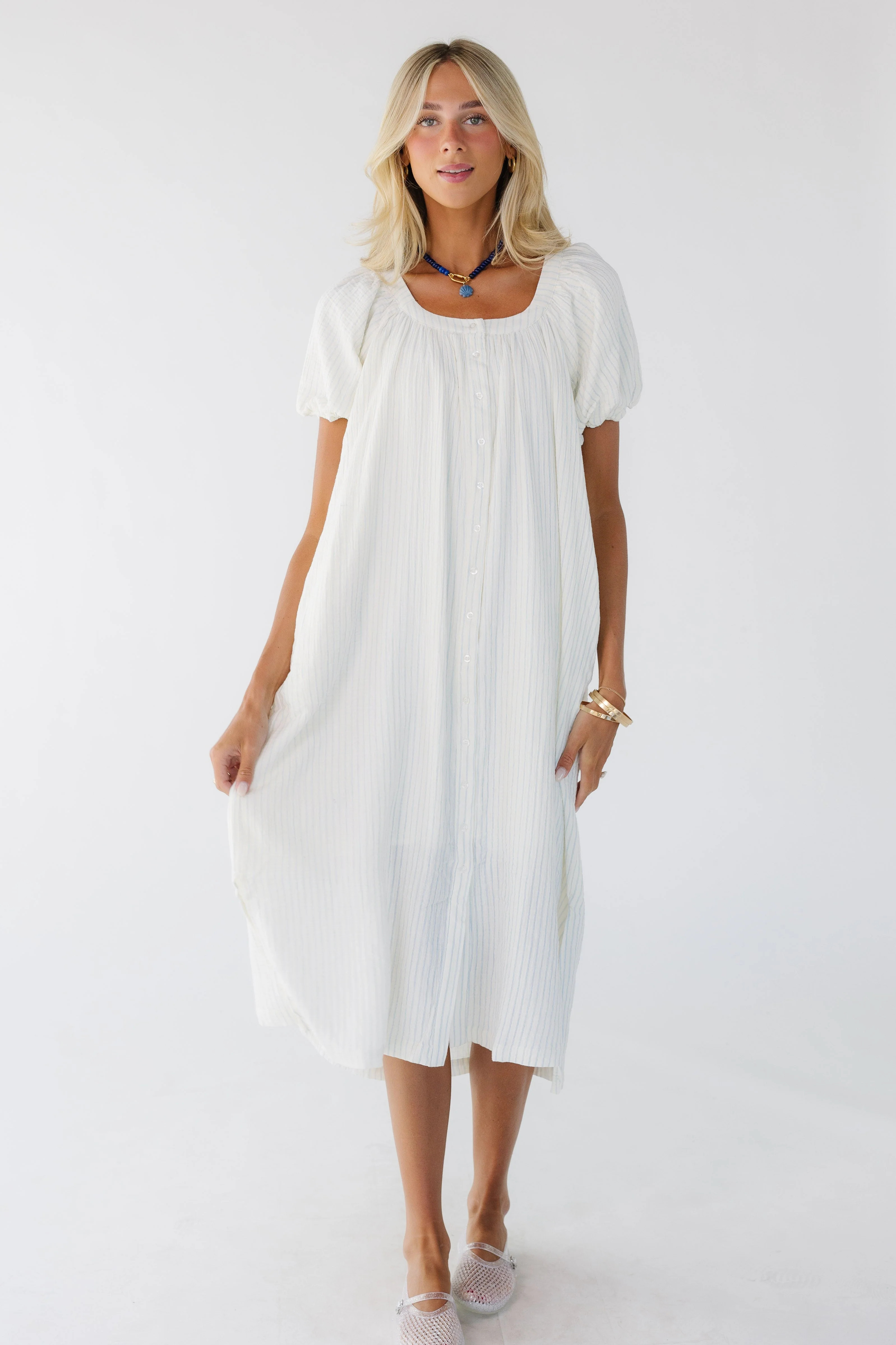 Modest Brass & Roe Daybreak Button Down Dress | Called To Surf