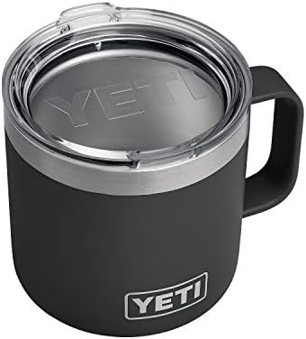 YETI Rambler 14 oz Stainless Steel Vacuum Insulated Mug with Lid | Amazon (US)