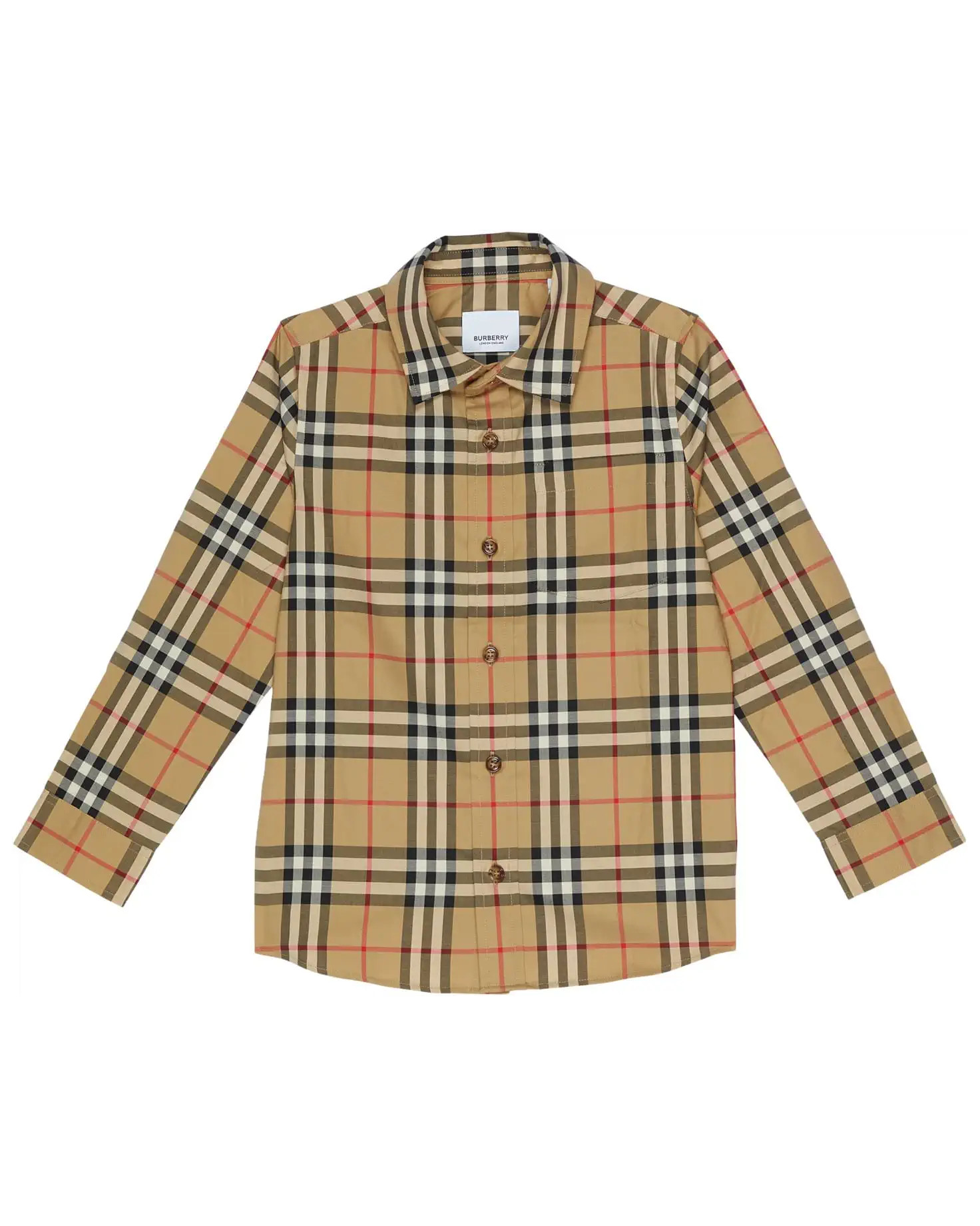 Burberry Kids Owen Long Sleeve Vintage (Toddler/Little Kids/Big Kids) | Zappos