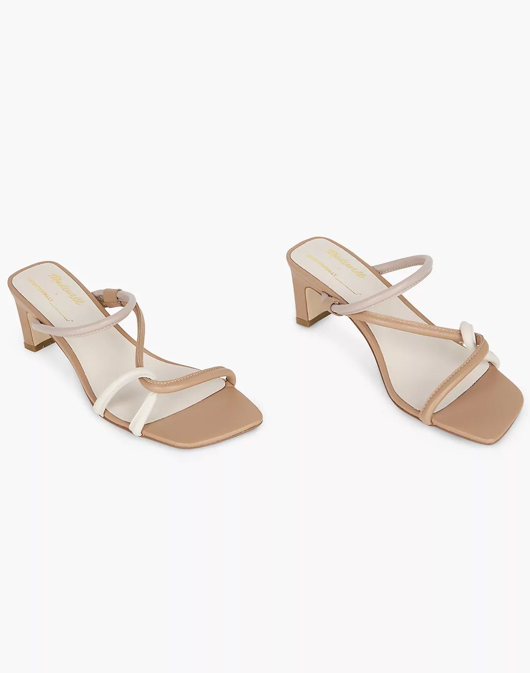 Madewell x Intentionally Blank Willow Sandals in Clay Combo | Madewell